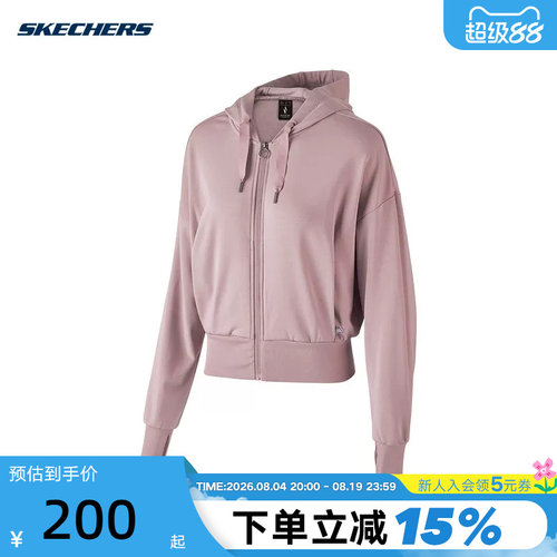 连帽外套Skechers连帽女子
