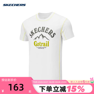 P325M005 0019 运动休闲T恤衫 Skechers斯凯奇夏男短袖
