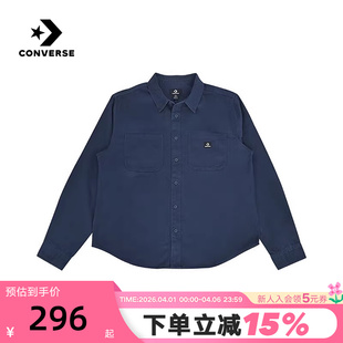 MCJ562 695 衬衣运动休闲简约百搭上衣 Converse匡威冬男子长袖