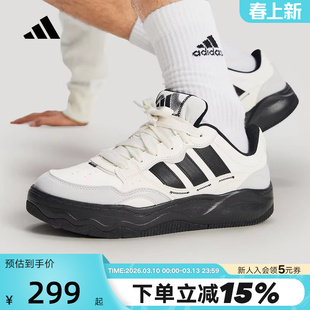adidas阿迪达斯街头风板鞋2026春LITE SHUFFLE缓震运动鞋 KH9022