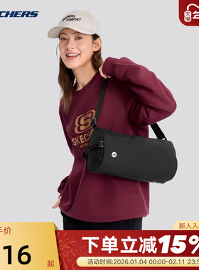 Skechers斯凯奇吐司包运动挎包男女单肩斜挎休闲包 P324U016/0018