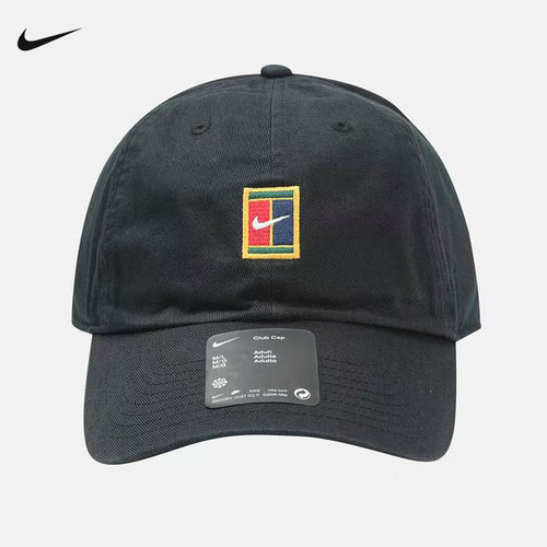 NIKE耐克网球帽男女帽子2026新款运动帽刺绣遮阳棒球帽IQ1321-010