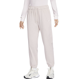 Nike耐克女裤春秋新款休闲运动裤针织刺绣宽松棉质长裤DM6420