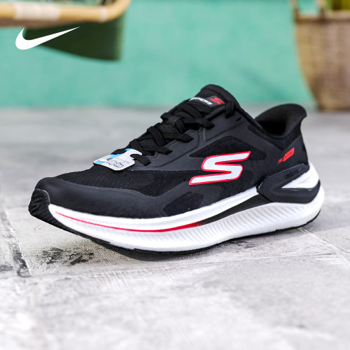 Skechers斯凯奇2026春男士休闲鞋轻便舒适透气运动鞋 221141/BKW