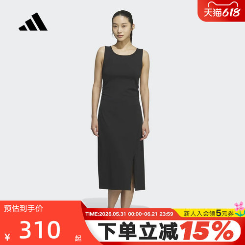 ADIDAS阿迪达斯DRESS 女子舒适轻柔雅 休闲运动连衣裙KH2680