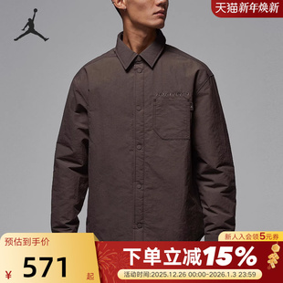 Jordan复古翻领运动外套IM9720 25冬新款 237 衬衫 NIKE耐克男子长袖