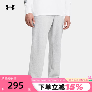 安德玛UA秋冬Rival男子抓绒混棉宽松训练运动休闲长裤 011 1379770