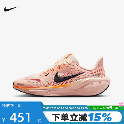 Nike耐克飞马41男大童缓震跑步鞋