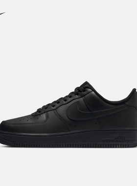 NIKE耐克男鞋Air Force 1 AF1黑色空军一号运动鞋板鞋CW2288-001