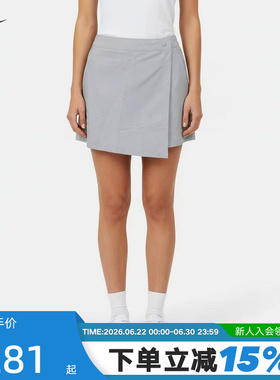 NIKE耐克女短裙夏季运动短裤防走光A字半身裙灰色裙裤IR1649-043
