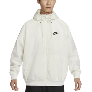 nike耐克外套男夏季新款休闲梭织防风宽松连帽运动夹克DA0002-135