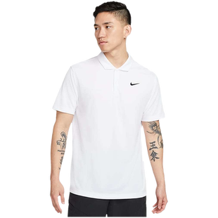 Nike耐克男子短袖T恤夏季新款速干透气翻领网球POLO衫DH0858-100