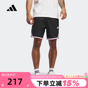 adidas阿迪达斯凉爽五分裤 JN0327 春男CLIMACOOL梭织篮球短裤