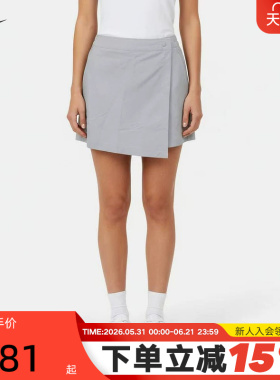 NIKE耐克女短裙夏季运动短裤防走光A字半身裙灰色裙裤IR1649-043