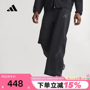 adidas阿迪达斯拒水凉感黑标制服休闲裤 KE6550 ZNE夏男梭织长裤