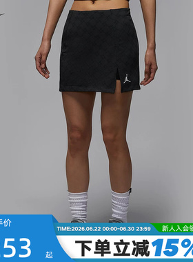 NIKE耐克春秋季新款运动网球休闲包臀女子开叉短裙 HQ9229-010