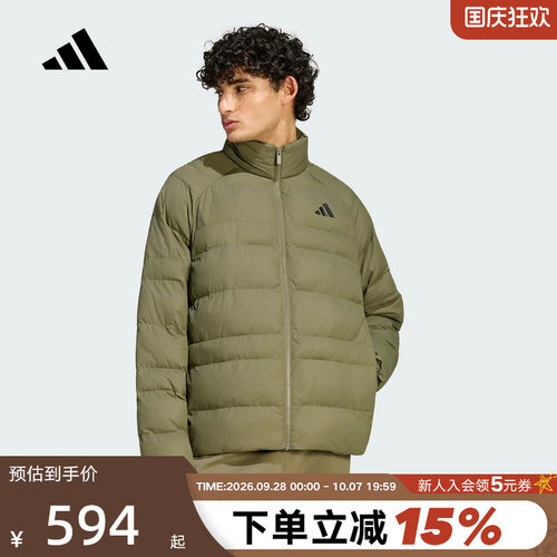 adidas阿迪达斯排骨服棉衣外套2026冬季新款男短款保暖棉服KS7698