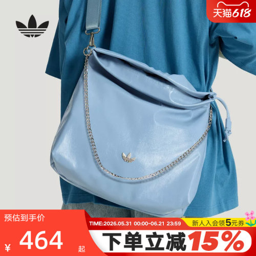 adidas阿迪达斯三叶草质感腋下包手提拎包2026夏中性斜挎包KS5156