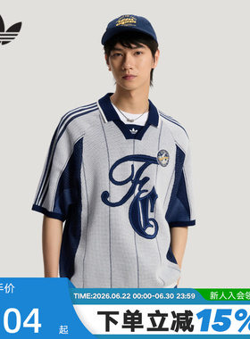 adidas阿迪达斯三叶草翻领POLO衫夏男女短袖T恤半袖针织衫 KY2159