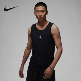 T恤夏季 NIKE耐克男子无袖 JORDAN纯棉透气运动球衣背心FQ6990 010