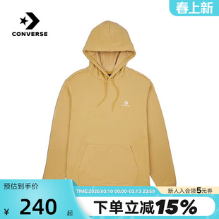 CONVERSE匡威冬男女刺绣美式复古连帽卫衣外套 10023874-A27