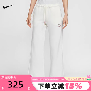 IQ3829 耐克女裤 133 阔腿长裤 刺绣运动裤 直筒裤 马年限定CNY新年款