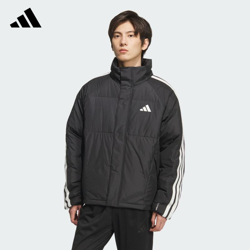 adidas阿迪达斯保暖秋冬装外套夹克秋男短款宽松羽绒服 KC2