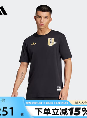 adidas阿迪达斯曼联足球文化衣透气夏男MANCHESTER短袖T恤 JL6115