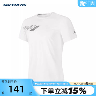 0019 P224M002 SKECHERS斯凯奇年春夏中性短袖 舒适针织衫