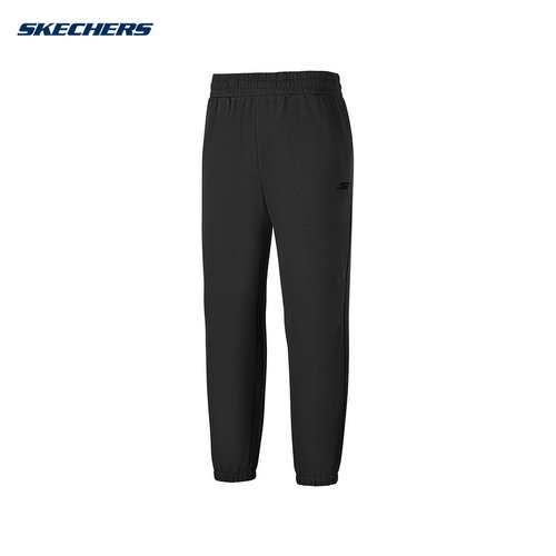 Skechers斯凯奇新款男士束脚针织运动长裤柔软舒适休闲裤P126M011