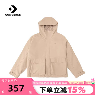 UCJ415 X63 休闲运动连帽外套保暖棉服 Converse匡威26春男女同款
