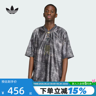 阿迪达斯三叶草球衣T恤Adilenium Season 5 EQT夏男短袖 KX4834
