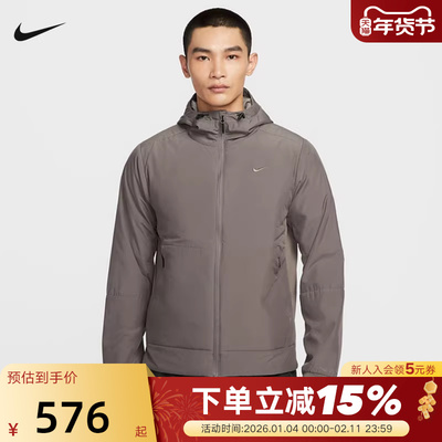 Nike耐克棉服男冬新款THERMA-FIT保暖连帽棉衣夹克外套FB7545-289