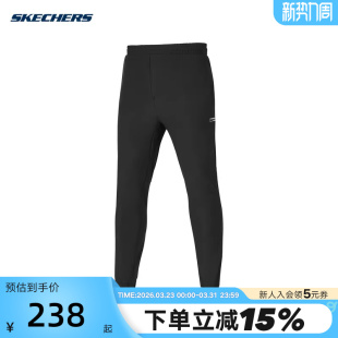 P424M020 Skechers斯凯奇冬男裤 梭织长裤 休闲裤 0018 束脚裤