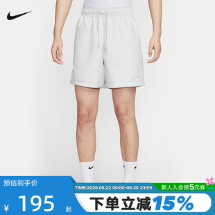 Nike耐克男子梭织短裤夏新款网眼布透气休闲运动五分裤FN3308-025