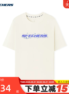 Skechers斯凯奇2026夏季男女同款运动休闲时尚短袖T恤 L226U082
