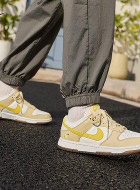 Nike耐克女鞋Dunk柠檬黄小清新低帮板鞋休闲百搭运动鞋DJ6902-700