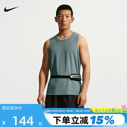 NIKE耐克男背心夏季健身训练跑步上衣透气无袖运动T恤IF2019-382
