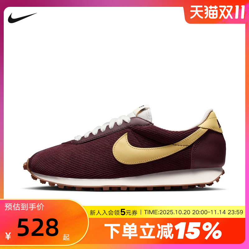 耐克女鞋2025冬新品LD-1000复古奶黄大勾灯芯绒运动鞋 IM6035-600