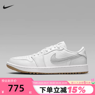 Jordan AIR 111 缓震低帮板鞋 DD9315 AJ1白色高尔夫球鞋 耐克男鞋