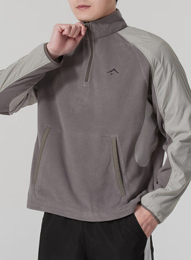 NIKE耐克男子摇粒绒越野跑步外套春季新款开襟运动夹克FV9964-289