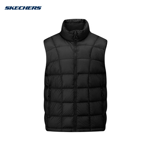 SKECHERS(斯凯奇)（新品）2026冬男羽绒背心 P426M050-0018