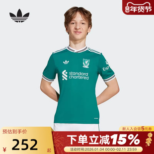 adidas阿迪达斯利物浦LIVERPOOL大童球衣秋足球短袖T恤JV6468