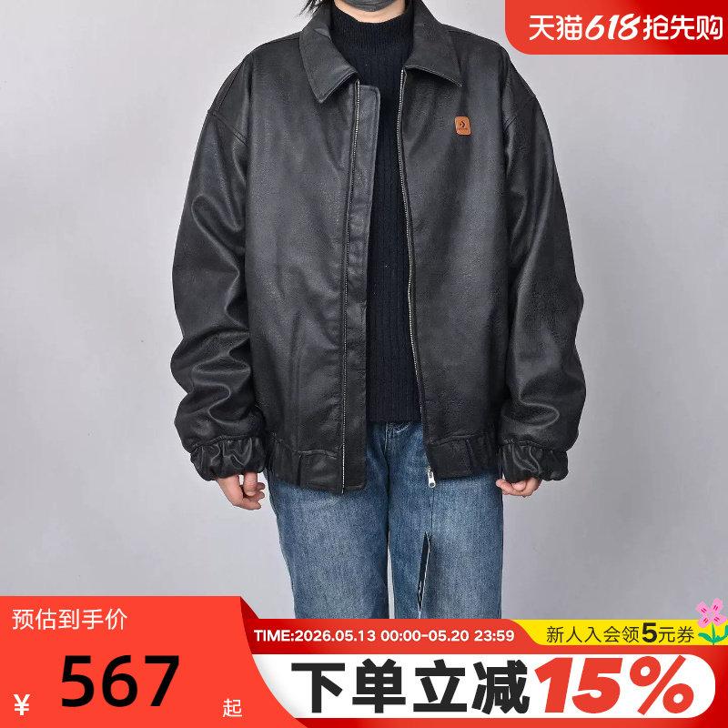 Converse匡威2026春男女休闲运动外套翻领保暖棉服 UC