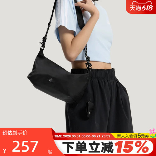 adidas阿迪达斯2026夏新品女子单肩包休闲时尚运动斜挎包 KX9625