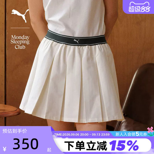 Monday Sleeping Club联名|百褶裙运动短裙女PUMA彪马夏季 638983
