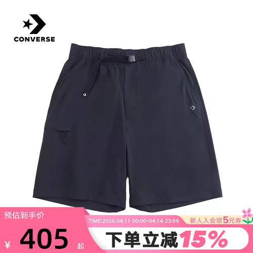 Converse匡威新品2026夏男梭织短裤舒适休闲运动裤 MCJ760-GHM