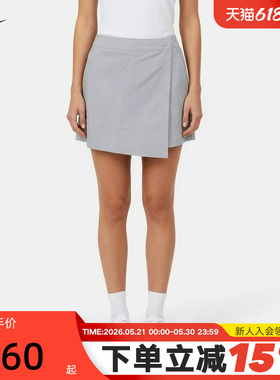 NIKE耐克女短裙夏季运动短裤防走光A字半身裙灰色裙裤IR1649-043