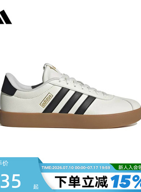 adidas阿迪达斯VL COURT 3.0德训鞋2026春男女运动T头板鞋 IH6574