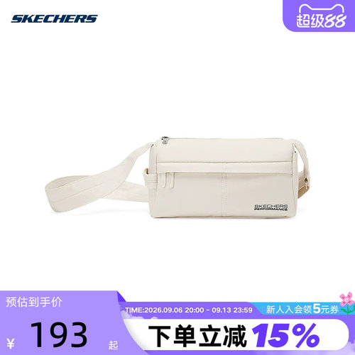 SKechers斯凯奇男女包轻巧便携运动包百搭休闲单肩斜挎包P125U006